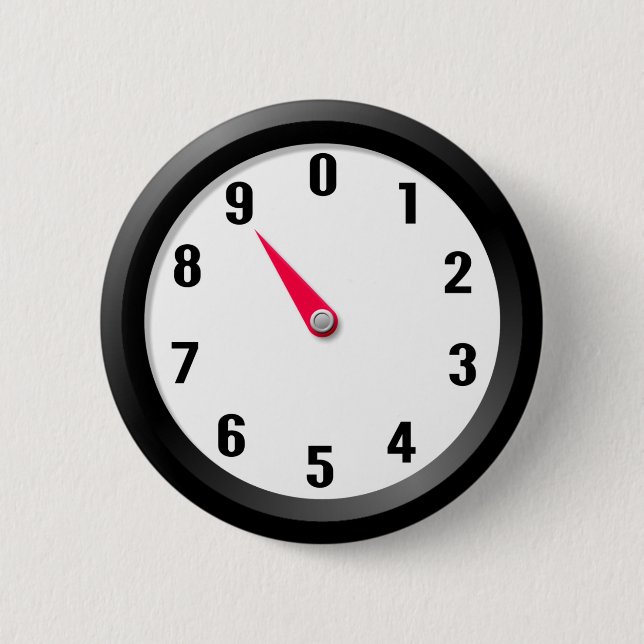 Badge Rond 5 Cm Mètre 9 (Devant)