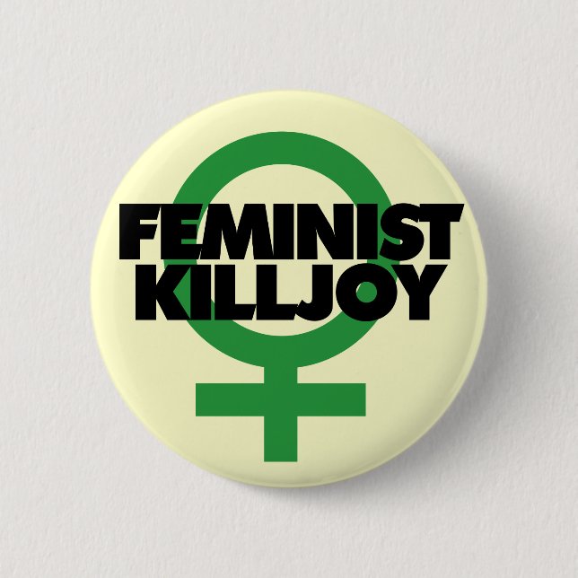 Badge Rond 5 Cm Meurtre féministe (Devant)