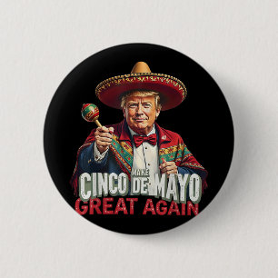 Badge Rond 5 Cm Mexicain Rendre Fantastique Cinco De Mayo