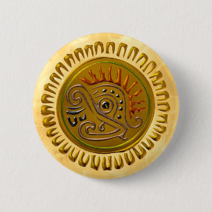 Badge Rond 5 Cm Mexicain Sunbird