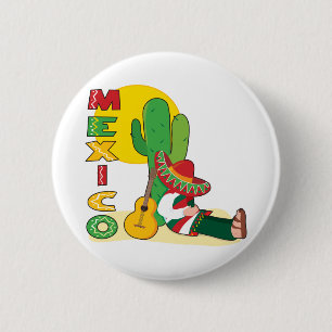 Badge Rond 5 Cm Mexique