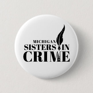 Badge Rond 5 Cm Michigan Sisters in Crime, bouton