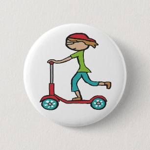 Badge Rond 5 Cm Micro Scooter