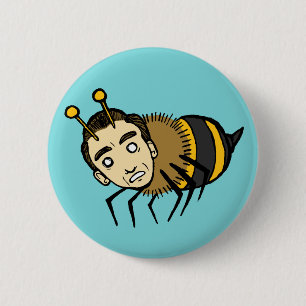 Badge Rond 5 Cm Miel