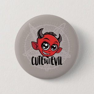 Badge Rond 5 Cm Mignonne mais mal