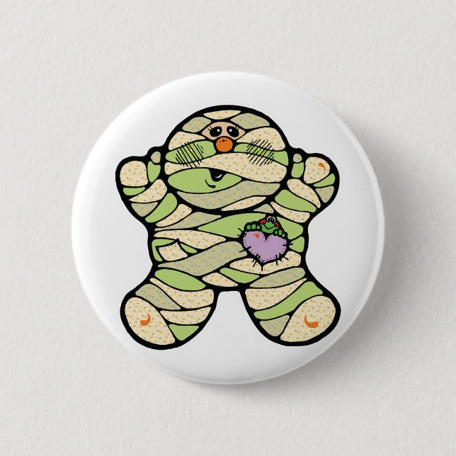 Badge Rond 5 Cm mignonne maman bébé (Devant)