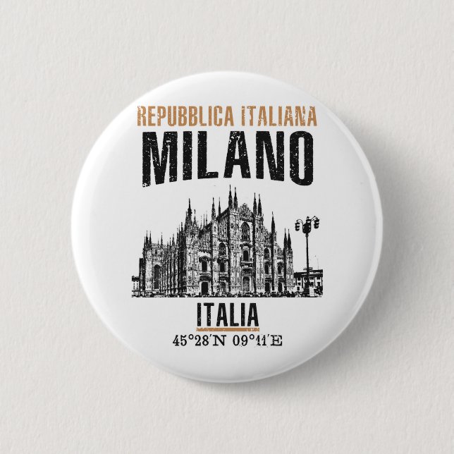 Badge Rond 5 Cm Milano (Devant)