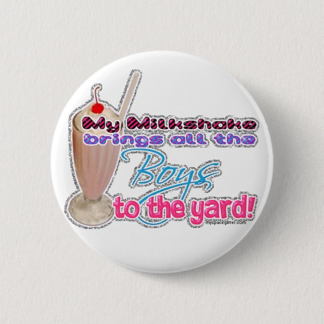 Badge Rond 5 Cm milkshake (Devant)