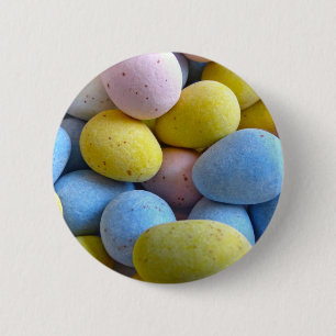 Badge Rond 5 Cm Mini-oeufs au chocolat