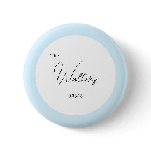 Minimalistic Wedding Button