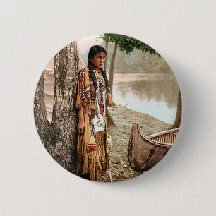 Badge Rond 5 Cm Minnehaha 1897