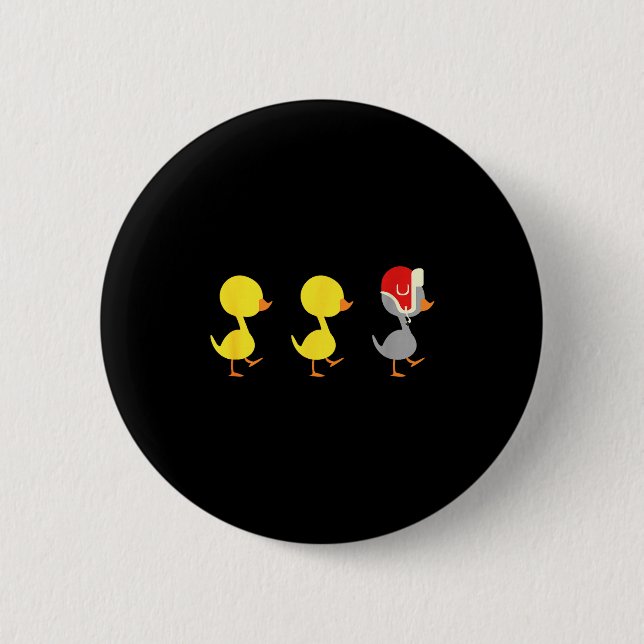 Badge Rond 5 Cm Minnesota Duck Duck G Duck Funny  (Devant)