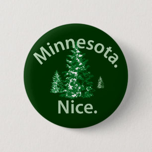 Badge Rond 5 Cm Minnesota Nice. Point !