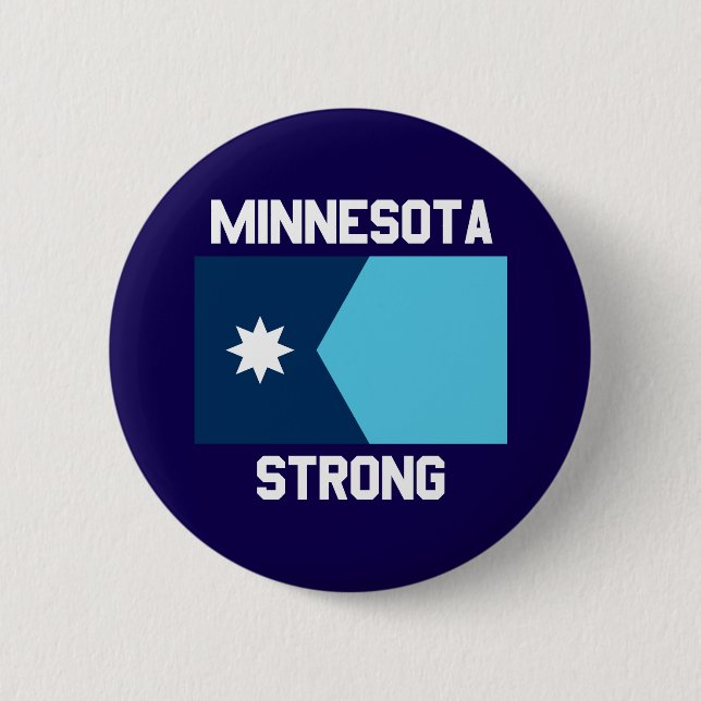 Badge Rond 5 Cm Minnesota Strong Button (Devant)