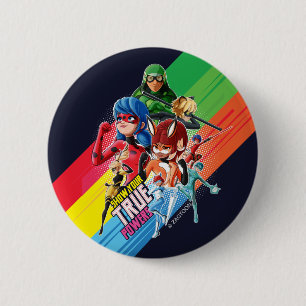Badge Rond 5 Cm Miraculeux Montrez Vos Véritables Pouvoirs