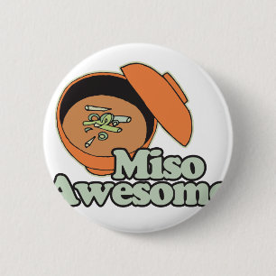 Badge Rond 5 Cm Miso impressionnant