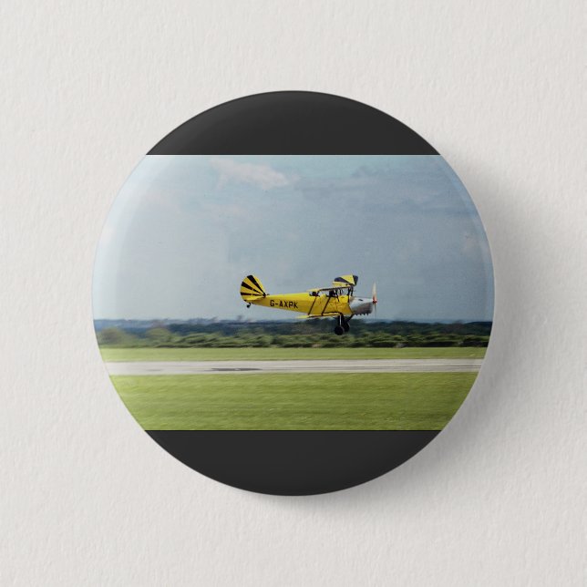 Badge Rond 5 Cm Mite de tigre de Havilland (Devant)