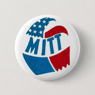 Badge Rond 5 Cm Mitt Romney 2012