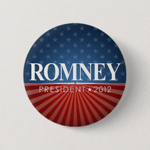 Badge Rond 5 Cm Mitt Romney 2012