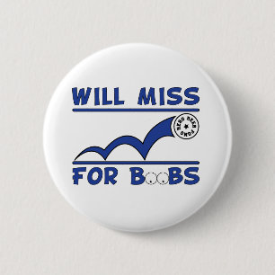 Badge Rond 5 Cm Mlle Beer Pong Button