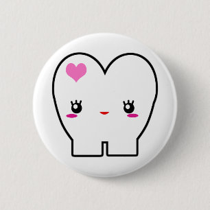 Badge Rond 5 Cm Mlle Tooth