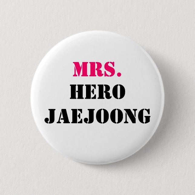 BADGE ROND 5 CM MME, HÉROS JAEJOONG (Devant)