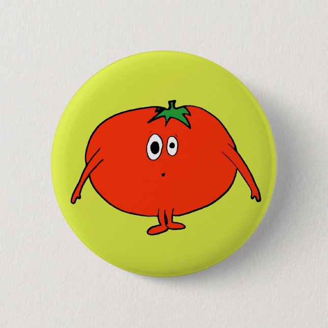 Badge Rond 5 Cm Mme Tomato (Devant)
