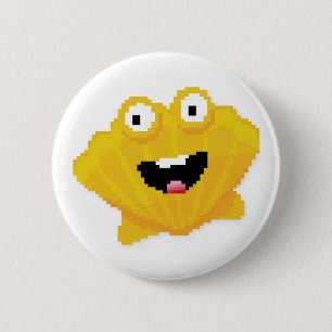 Badge Rond 5 Cm Mmollusque caricature mosaïque