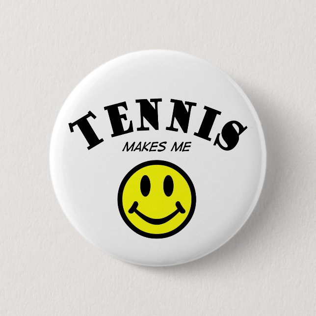 Badge Rond 5 Cm MMS : Tennis (Devant)