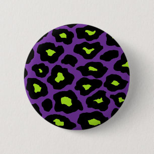 Badge Rond 5 Cm Mod Leopard