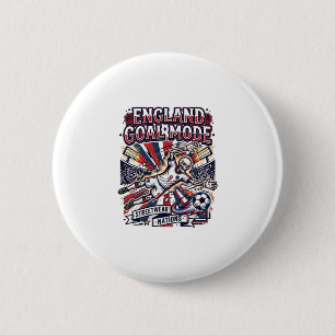 Badge Rond 5 Cm Mode d'Angleterre Skeleton Striker Nations Streetw
