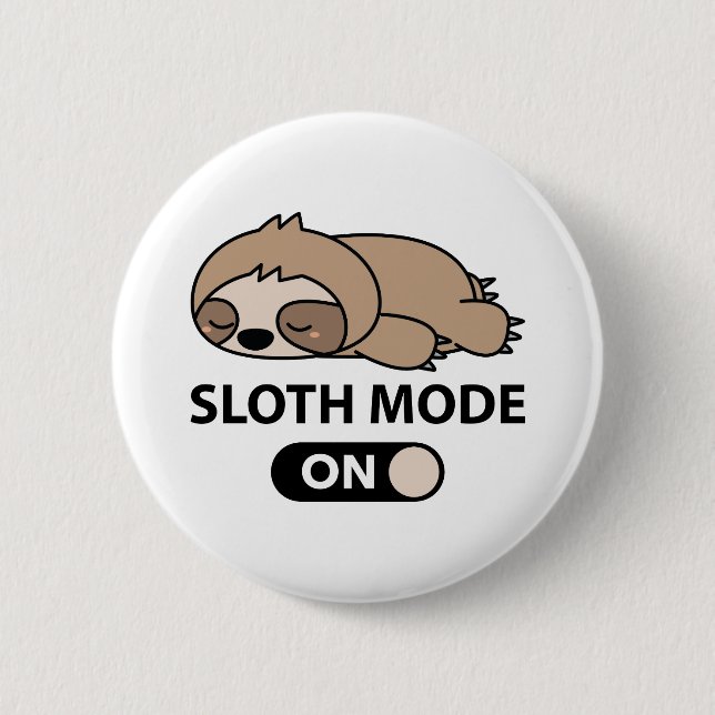 Badge Rond 5 Cm Mode de fentes activé (Devant)