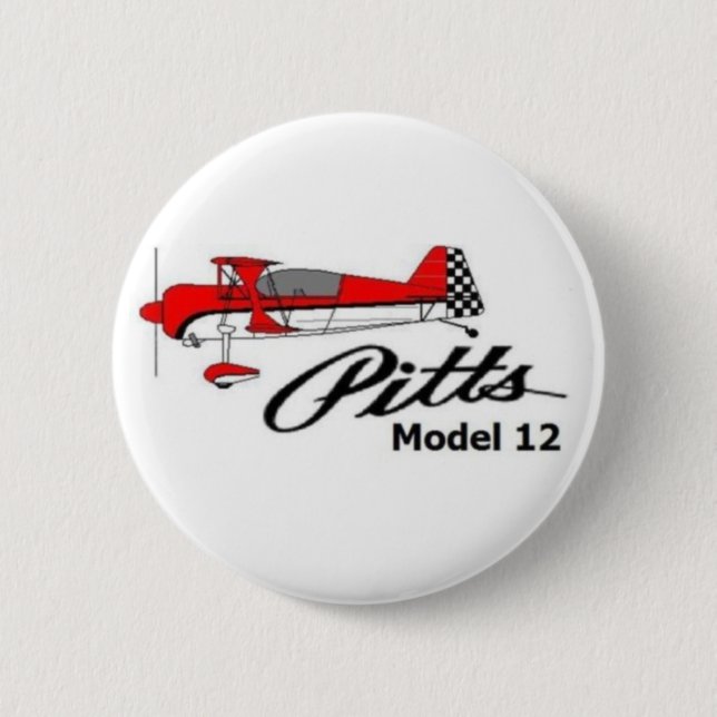 Badge Rond 5 Cm Model 12 de Pitts (Devant)