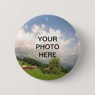 Badge Rond 5 Cm Modèle Bouton vide