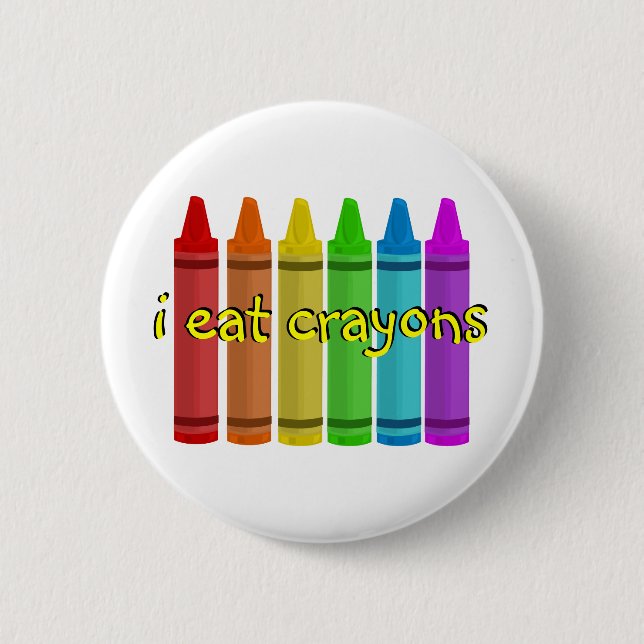 Badge Rond 5 Cm Modèle de bouton de crayon (Devant)