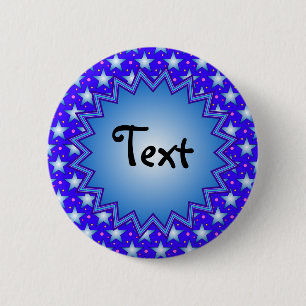 Badge Rond 5 Cm Modèle de conception d'étoile