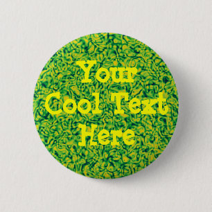Badge Rond 5 Cm Modèle de l'impressionnisme vert