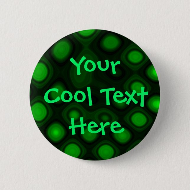 Badge Rond 5 Cm modèle "Electricité verte I" (Devant)