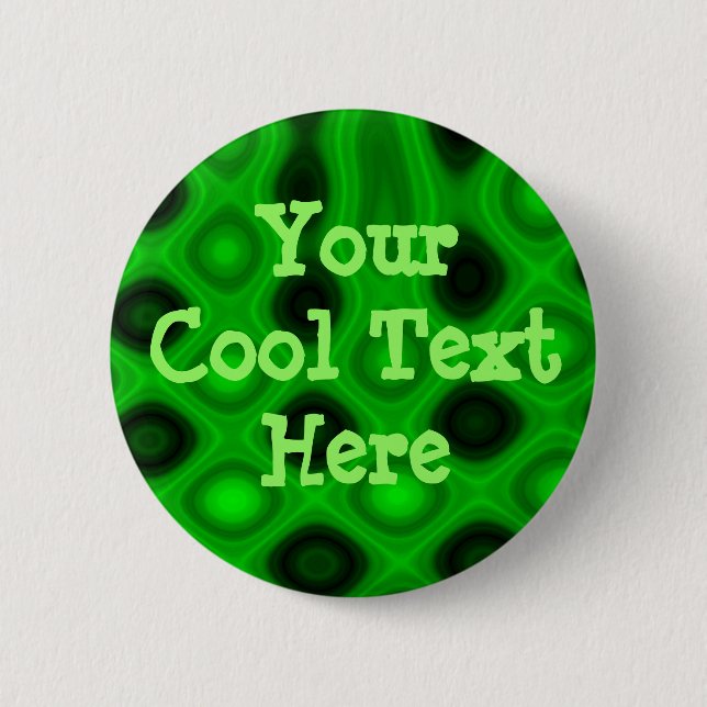 Badge Rond 5 Cm modèle "Green Electricity III" (Devant)