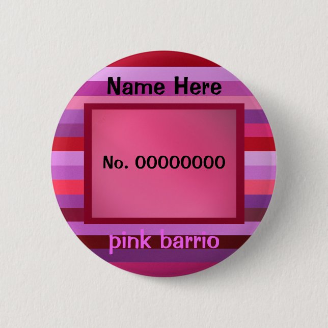 Badge Rond 5 Cm modèle rose des textes de banlieue (Devant)