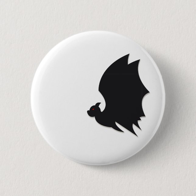 Badge Rond 5 Cm Modern bat (Devant)