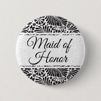 Moderne Baroque Floral Maid of Honor