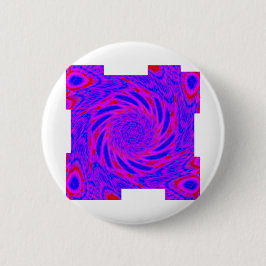 BADGE ROND 5 CM MODERNE MANDALA COULEUR ROSE