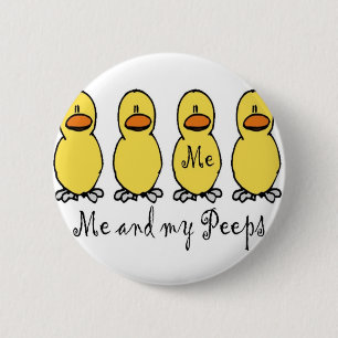 Badge Rond 5 Cm Moi et mes piaulements