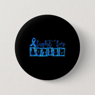 Badge Rond 5 Cm Mois de l'autisme Journée mondiale de la Sensibili