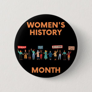 Badge Rond 5 Cm Mois de l'histoire des femmes