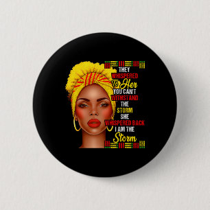 Badge Rond 5 Cm Mois de l'histoire des Noirs Afro Femmes Noires Fi