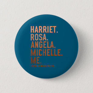 Badge Rond 5 Cm mois de l'histoire des Noirs femmes leaders excell