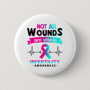 Badge Rond 5 Cm Mois de sensibilisation à l'infertilité Cadeaux 