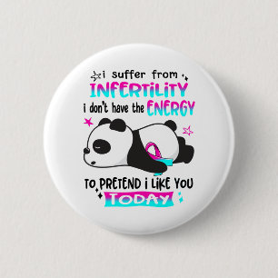 Badge Rond 5 Cm Mois de sensibilisation à l'infertilité Cadeaux de